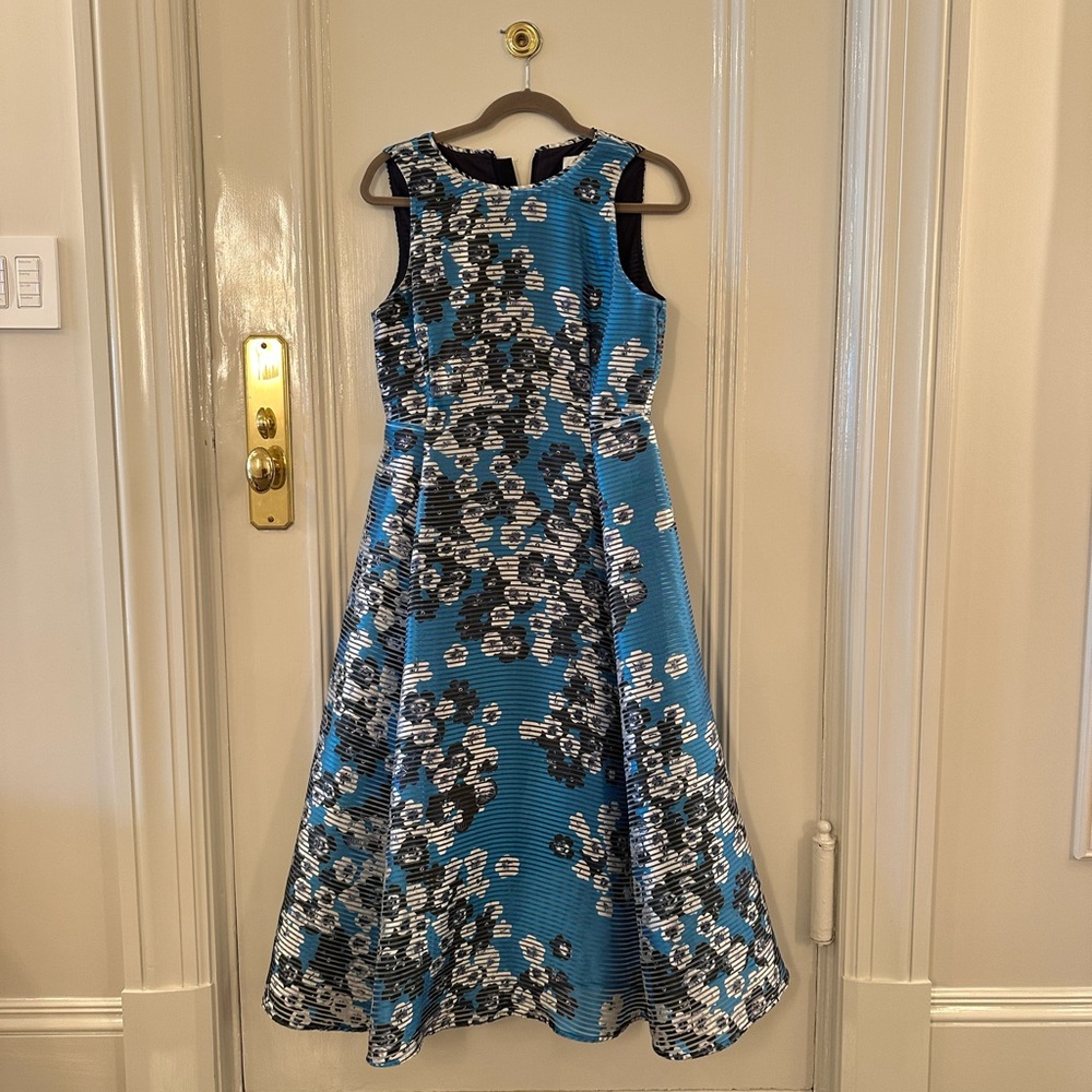 LK Bennett Dr Occa Digital Floral Print Dress Size 8